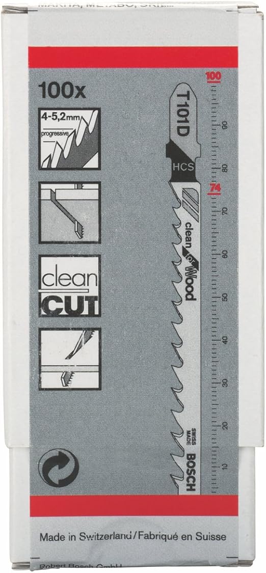 Bosch Zubehor 2608637877 Stichsageblatt T 101 D Amazon De Baumarkt