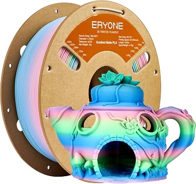 ERYONE Matte PLA Filament 1.75mm 1kg Multicolour Gradient Fairy