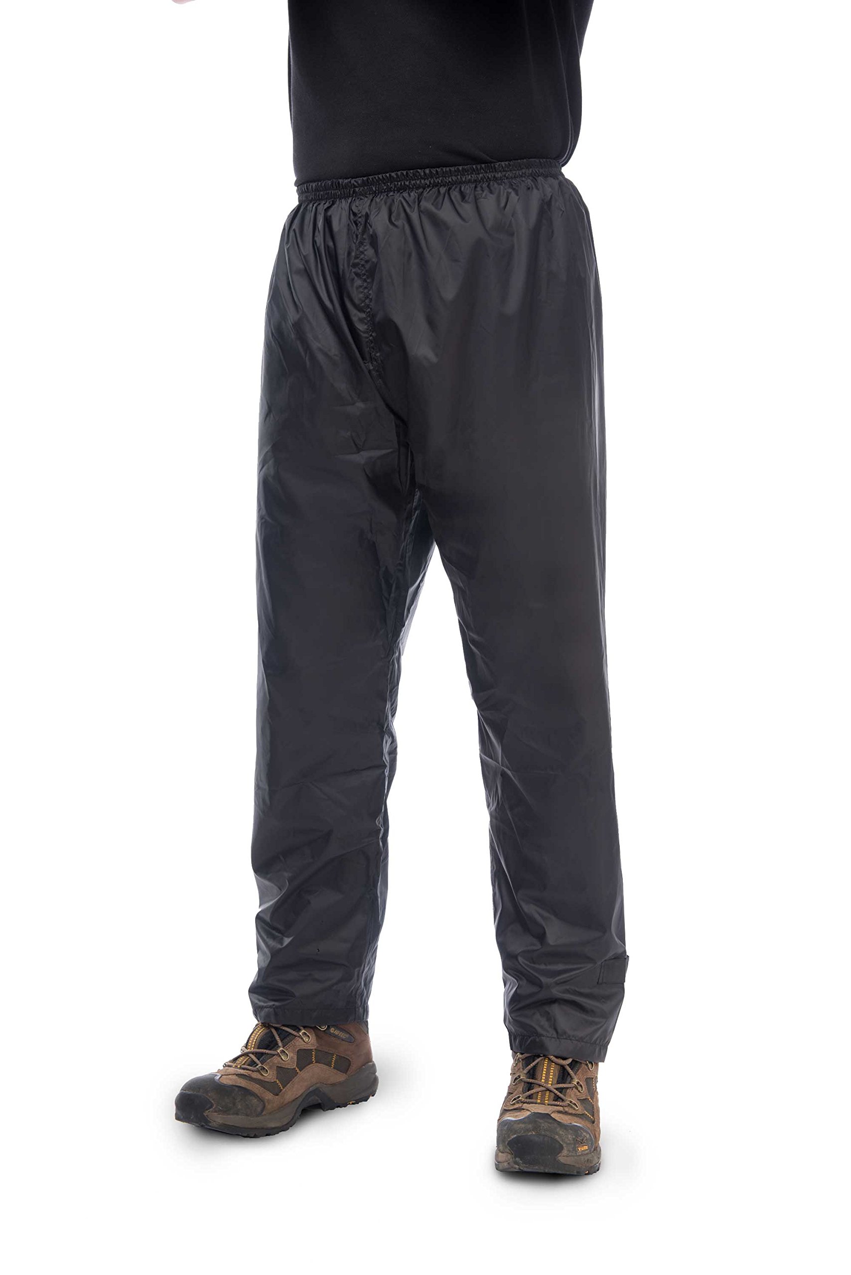 Mac in a Sac Origin Unisex Waterproof Packaway Overtrousers (Black, XXXL)
