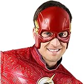 Rubies DC The Flash Movie: The Flash Half-Mask for Adults, Men's No Size