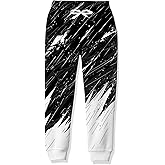 uideazone 6-13T Boys Pants Funny 3D Graphic Sweatpants Little Boys Jogger Pants for Sport Gym Casual
