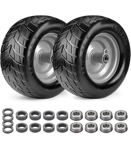 nao Amazon.com: NoAir® (2) Flat Free Tire Assemblies 11x6.00-5 Fits