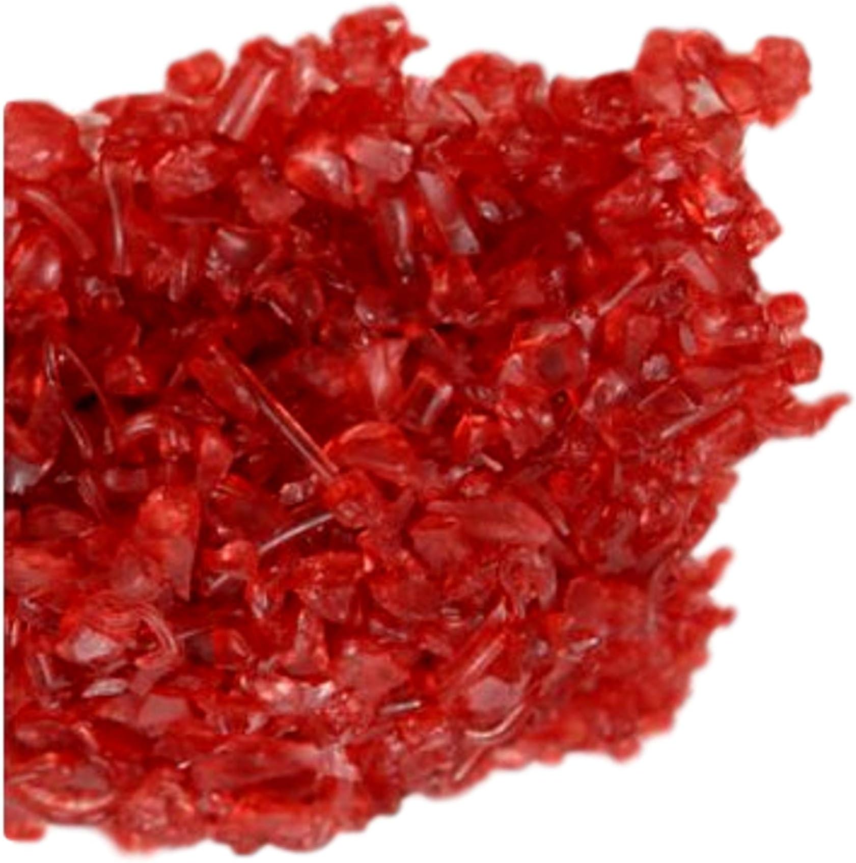 West5Products Red Crushed Glass Chippings 100 Grams