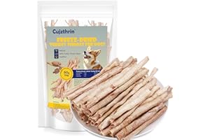 Freeze Dried Turkey Throat Cat and Dog Snacks, High Protein, Crunchy Single Ingredient Snacks, All Natural and Low Fat, Promo