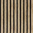 Arthome 17''x240'' Wood Slat Wallpaper,Peel and Stick Self Adhesive Wood Wallpaper PVC Vinyl Decorative Removable Wallpaper Waterproof Faux Wood Grating Stripe Contact Paper for Living Room Bedroom