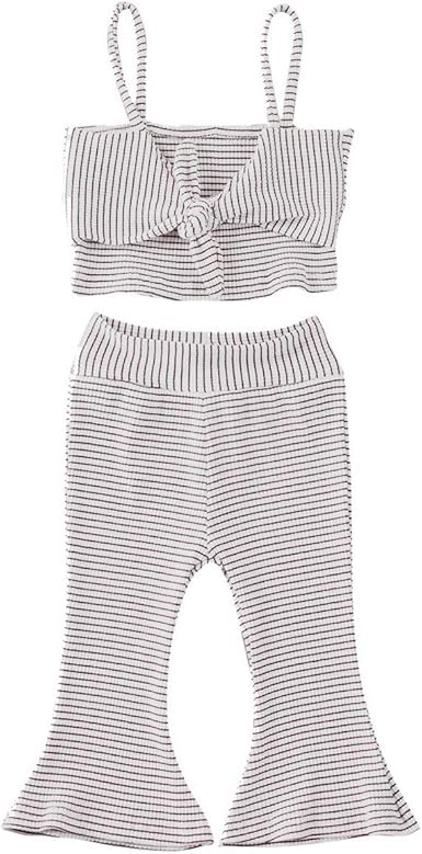 girl striped pants