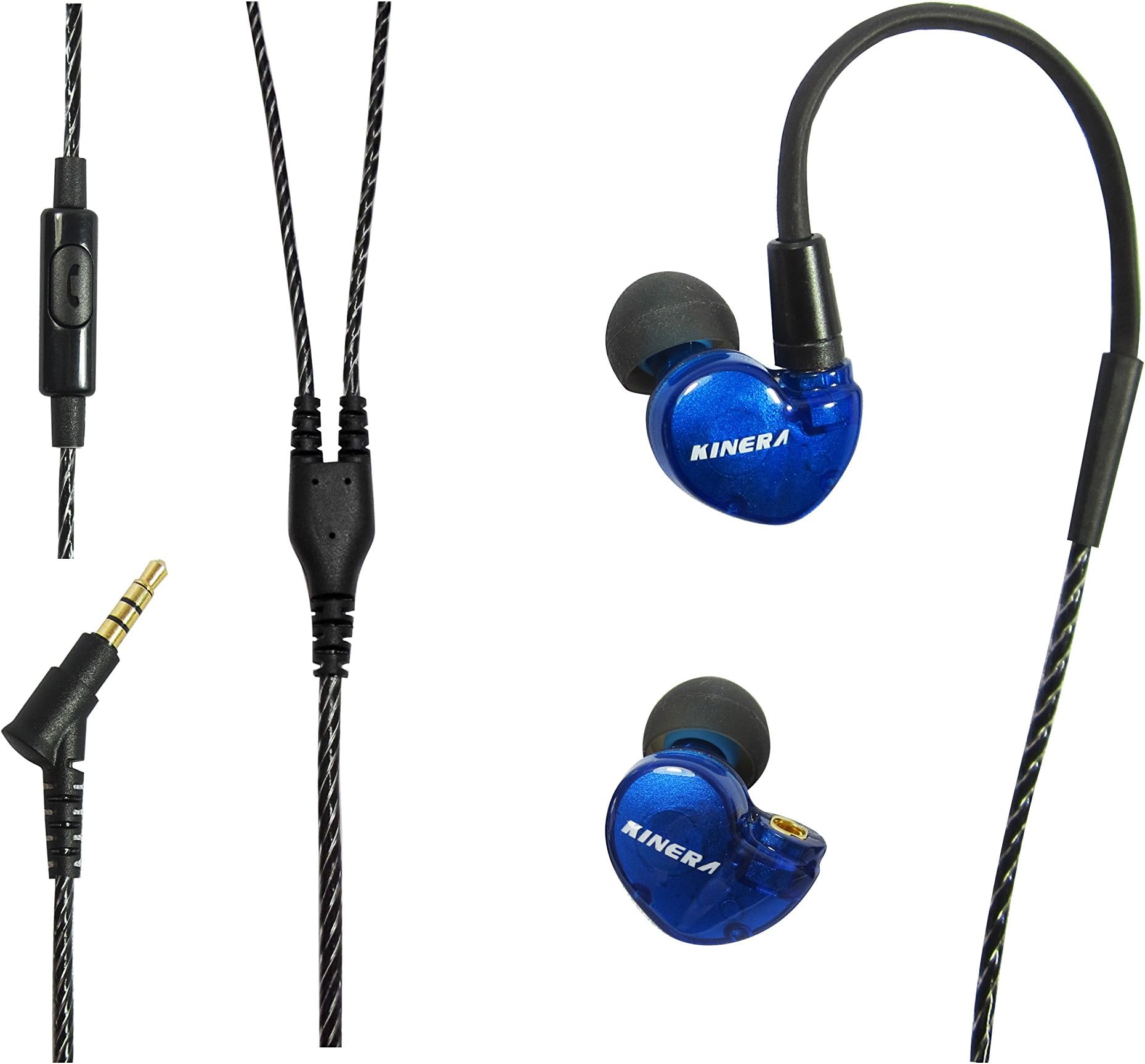 KINERA Bd005E 1BA+1Dynamic Hybrid Earphone/MMCX e☆Earphone Model 【Japan Domestic Genuine Products】