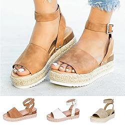 Gibobby Women's Sandals Wide Width Wedges Shoes for