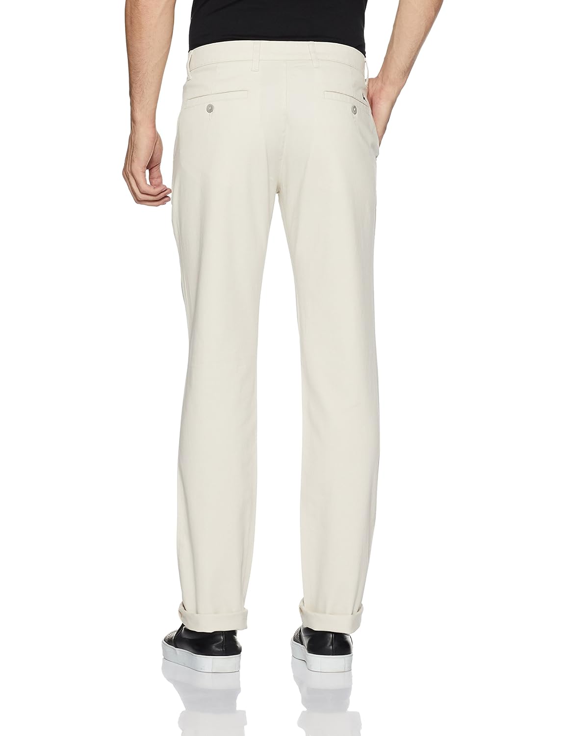 parx men's slim fit casual trousers