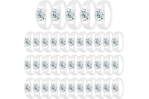W.Balonma 100 Pcs LED Bracelets for Party Bulk 3 Lighting Modes LED Wristbands Light Up Wrist Bands Glow in the Dark Party Fa