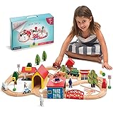 maxim enterprise 100pc mountain train set with activity table