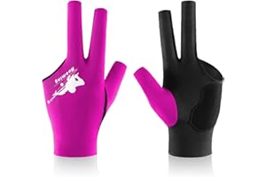 Roaming Billiard Shooters Carom Pool Snooker Cue Sport Glove Fits on Left or Right Hand for Men Women