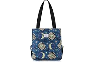 Kamo Floral Tote Bag - Waterproof Lightweight Handbags Travel Shoulder Bag for Hiking Yoga Gym Swimming Travel Beach