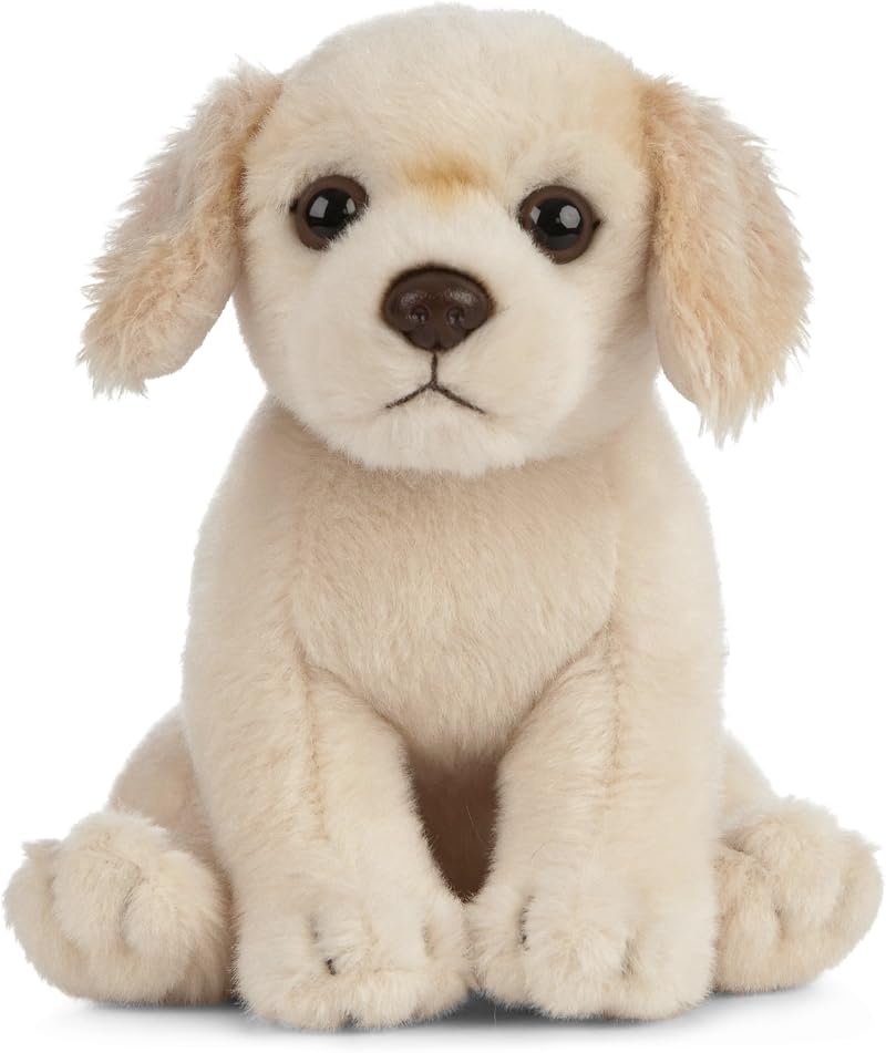 Living Nature Golden Retriever Puppy Plush Toy 15cm Eco Friendly