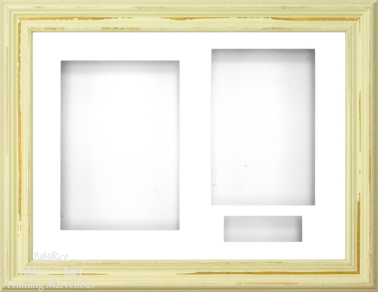 Download Home Decor 5x 8 X 10 3d Box Frame Photo Picture Deep Display 4 X 6 Mount White Ivory Photo Picture Frames