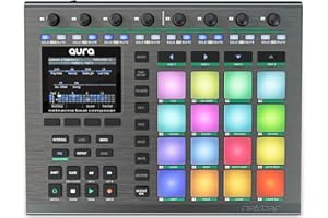 Nektar Aura - Beat Composer and DAW Controller, Metallic Grey, 16 Pads