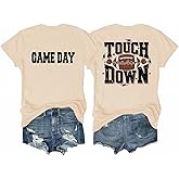 Women's Football Shirts Game Day Outfits Front and Back Double-Sided Graphic Tops 1 Piece