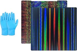 Imdinnogo 3D Printer Platform H1H Build Plate for Original Prusa MK3 MK3S MK4: 253.8x241mm Double-Sided Smooth Multi Colored Flexible Removable Spring Steel Plate(Light Beam+ Phantom) BCZAMD