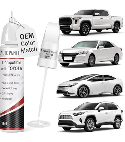 Amazon.com: Toyota Genuine Touch up Paint Color Code 070, Blizzard
