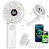 DauMeiQH Portable Handheld Fan Battery Operated for