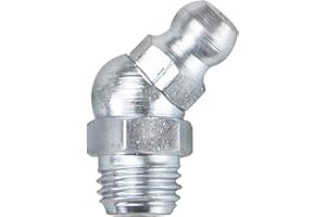 ProLube 46222 9mm 45-Degree Grease Fitting, M8 x 1, 5-Pack