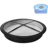 6 Inch Rain Barrel Screen Filter Cover Lid for Rainwater Collection System | Round Rainwater Barrel Filter Cover, Rain Barrel Kit Top Screen Replacement Parts, Block Fallen Leaves