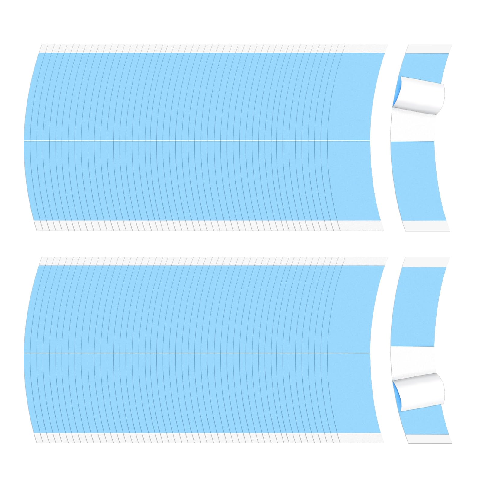 Lucxhcky 100Pcs Wig Tape for Lace Wigs Lace Wig Front Tape, Wig Tape Double Sided Ultra Hold, Lace Tape for Wigs Waterproof Clear Extra Hold, Lace Wig Tape for Man Woman (100)