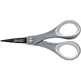 Fiskars 154110-1001 Non-stick Titanium Softgrip Detail Scissors, 5 Inch