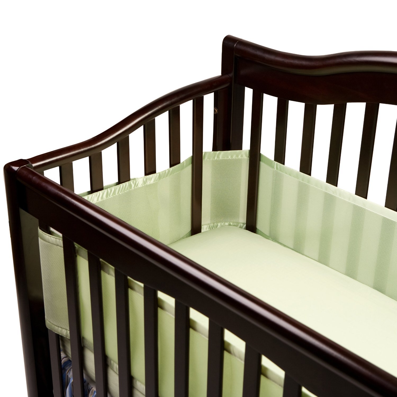 mesh breathable cot bumper