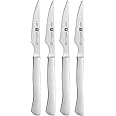 ZWILLING Knives Steak Knife Set, 4-piece, Stainless Steel, Serrated
