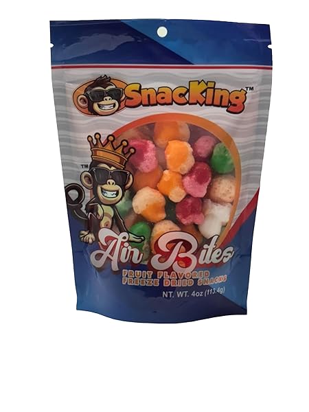 PREMIUM FREEZE DRIED CANDY/AIR BITES (FRUIT FLAVOR) – (4 OZ) RESEALABLE BAG