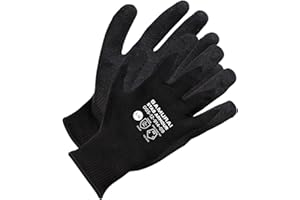 FORCEFIELD Samurai Stab Armour Needle Puncture Resistant Gloves, ANSI A9 Cut Protection, Latex Coated Grip