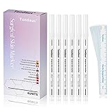 TONDAUS 6Pcs Professional Surgical Tip Skin Marker