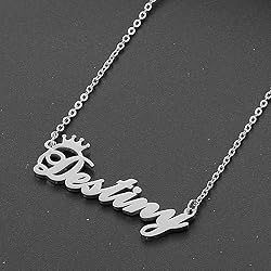Custom Silver Name Necklace Personalized for