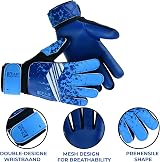 EFAH SPORTS Kids Goalkeeper Gloves Super Grip Palms Youth Soccer Goalie view 2