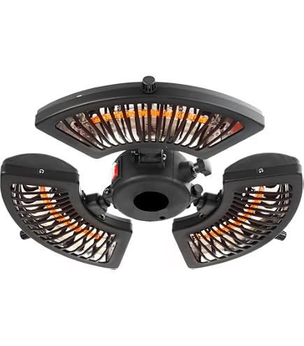 AZ Patio Heaters Infrared Parasol Heater with Remote Control : Patio, Lawn & Garden