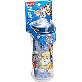 Playtex Baby Sipsters Sport Spout PAW Patrol Sippy Cup for 24+ Months, 12 Ounce, Blue Chase Design, Insulated Toddler Water Bottle for Kids, Spill-Proof Cups for Toddlers 1-3, Stage 4