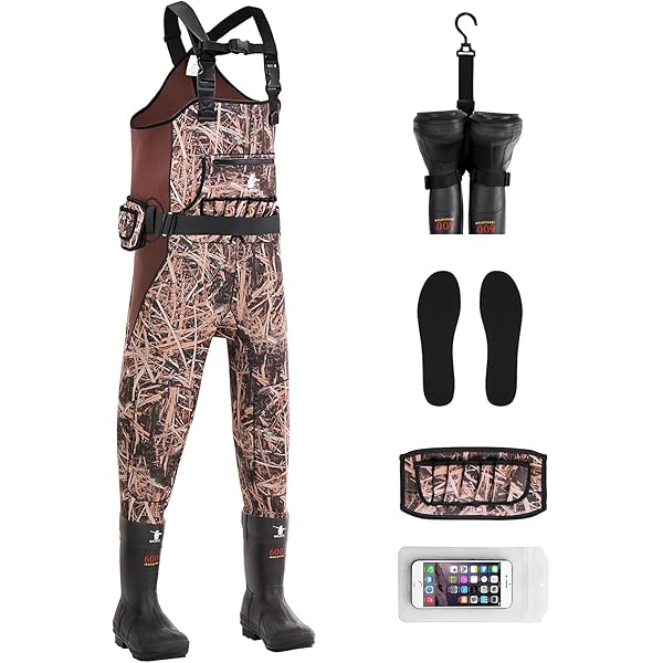 Neoprene Waders BASSDASH Women's Insulated Waterproof Fishing