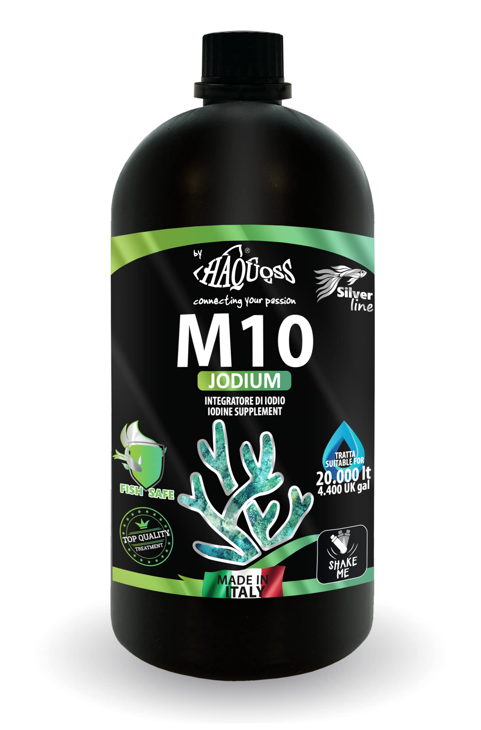 Haquoss M10 Jodium Iodine Supplement for Reef Aquariums 1 Litre