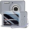 TUOOUT Silicone Case for Kodak PIXPRO FZ55 Digital Camera with Screen Protector and Lanyard for Kodak PIXPRO FZ55 accessories -(Grey)