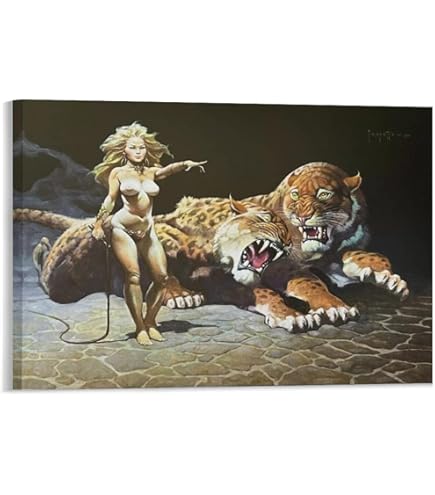 Amazon.com: Frank Frazetta Ghoul Queen Wall Art Prints Poster