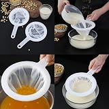 jeufun 1pc Nylon Mesh Strainer 200 Mesh Non Slip Handle 11cm 14.5cm view 7
