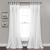 Lush Decor Flutter Butterfly Window Curtain Panels Pink 52x63+2 Set