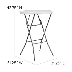 Flash Furniture 32" Round Folding Bar Height Tables