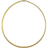 Edforce Stainless Steel Italian Omega Chain Necklace