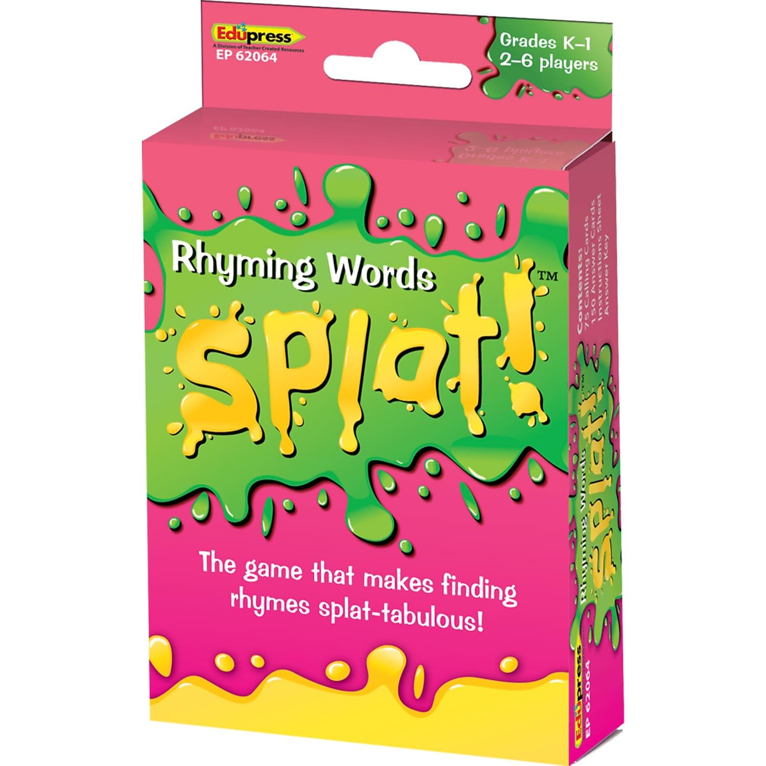 Teacher Created Resources Rhyming Words Splat Game