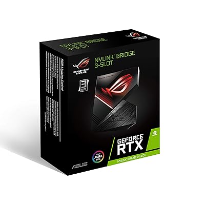 ASUS ROG GeForce RTX Nvlink Bridge with Aura Sync RGB 3 Slot Graphic Cards ROG-NVLINK-3