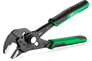 SK 7.5-Inch Pliers Wrench, Premium CR-V Construction, Smooth Parallel Jaws with Comfortable Grips
