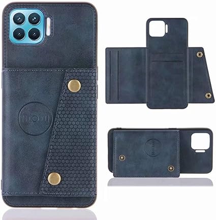 Amazon Co Jp ケース対応 Oppo F17 Pro レザーケースウォレット電話カバーカードスロット付き隠し車マグネットrfidブロッキング クレジットカードホルダーpu Tpu耐衝撃い メンズ レディーススマホカバー Blue 家電 カメラ