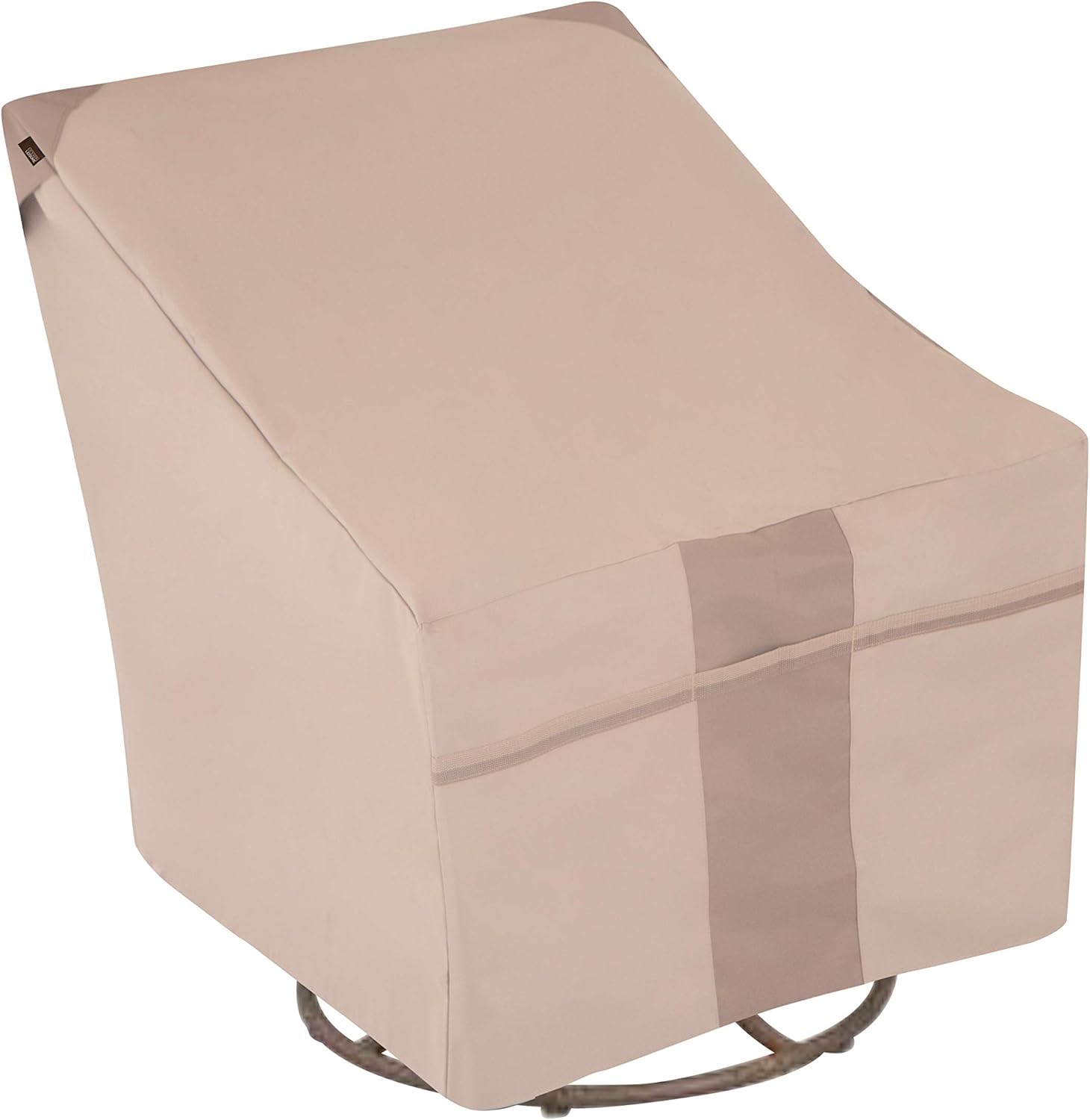 Modern Leisure 2972 Monterey Swivel Patio Lounge Chair, Outdoor Cover (37.5 39.25 D x 38.5 H inches) Water-Resistant, Khaki/Fossil: Garden & Outdoor